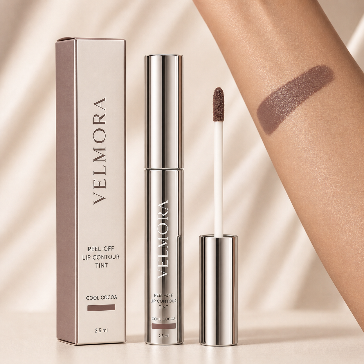 Velmora Peel-Off Lip Tint™ Cocoa